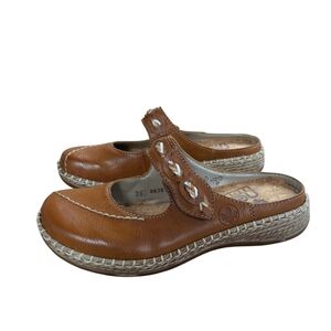 Rieker Daisy Mule Clog Cayenne Size 36